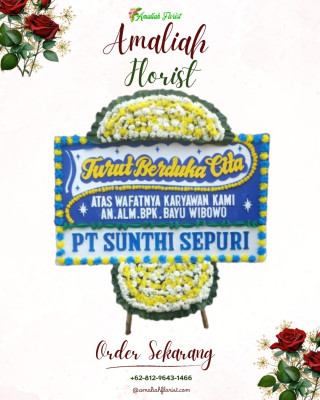 Papan Bunga Duka di Salembaran Jaya