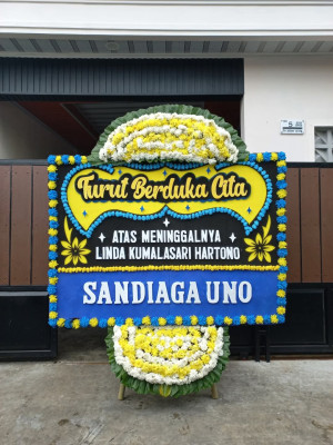 Papan Bunga Duka di Salembaran Jaya